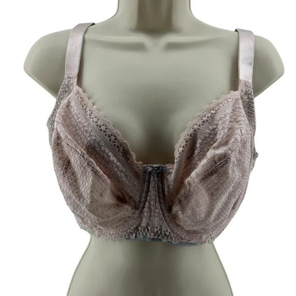 Freya Daisy Lace Balcony Bra Blush AA5132BLH Womens 32K - Picture 2 of 7